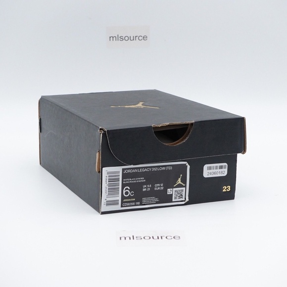 NEW Jordan Legacy 312 Low Off-Court Sneakers CD9056-116 White - Picture 9 of 9